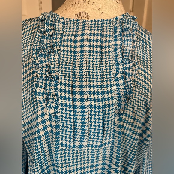 J. Crew houndstooth blouse - Picture 4 of 9
